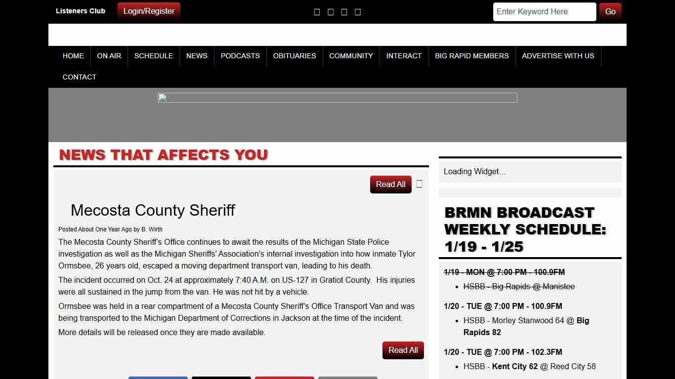 News That Affects You - Big Rapids Daily News